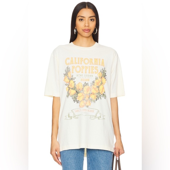 FREE PEOPLE Harvest Vintage California Tee XS - Picture 3 of 5